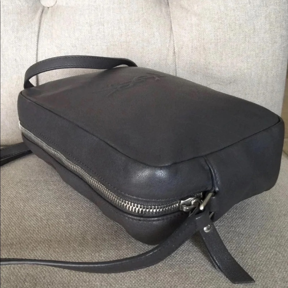 SAINT LAURENT Small Mono Leather Camera Bag - Picture 5 of 10